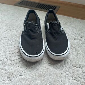 Vans Black Slip-On Sneakers